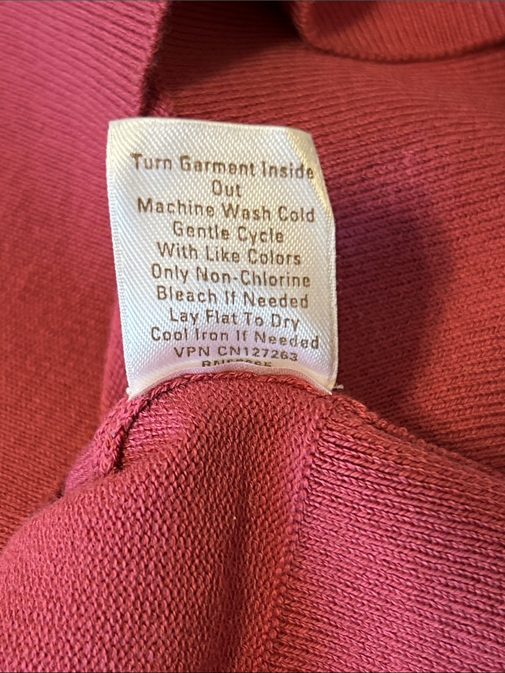 Caslon Raspberry V-Neck Sweater - Picture 5 of 5
